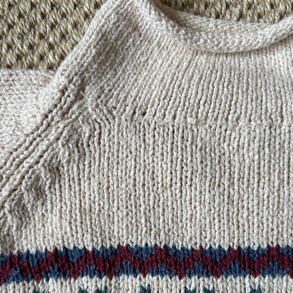 Vintage Eddie Bauer roll neck ski sweater - Picture 3 of 10